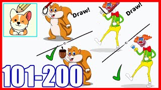 Draw a Line: Tricky Brain Test - All Levels 101-200 Solution or Walkthrough (iOS - Android) screenshot 5