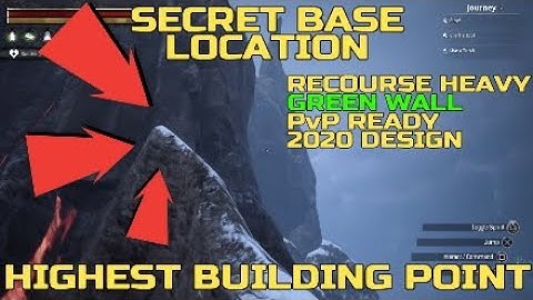 Secret Base Location For Solo & Team Players on Conan Exiles | PvP Design 2020