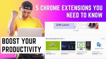 Boost your productivity ! 5 chrome extensions you need to know #chrome #productivitytips #extension