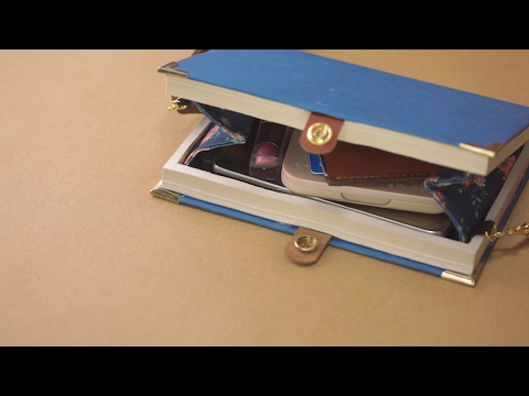 Video: How To Make A Clutch From An Old Book