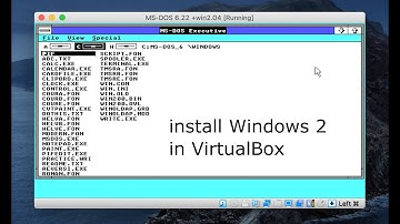 TUTORIAL: how to install Windows 2 in VirtualBox