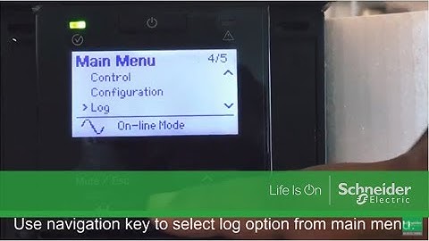 How to view event log of SRC5KUXI through the display.