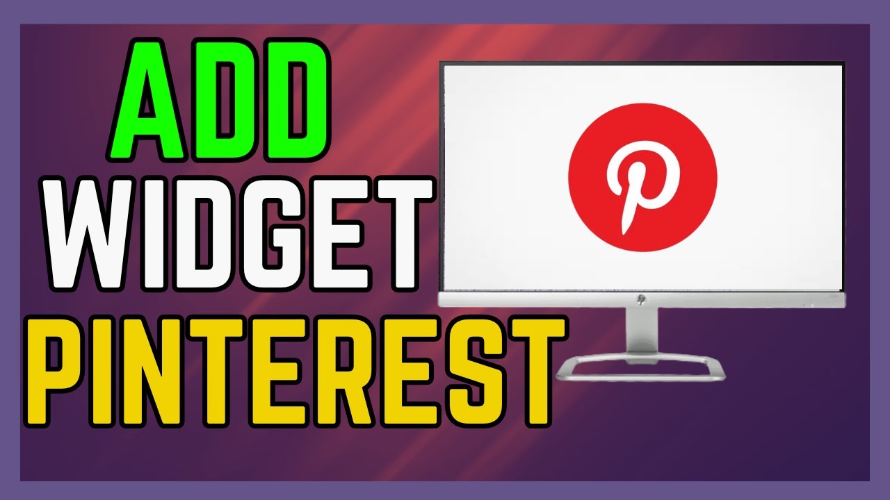Pinterest Shell Widget How to Add Widget on Pinterest 2024 Include Widget on Pinterest ...
