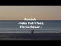 Runtuh - Feby Putri feat. Fiersa Besari (lirik lagu)