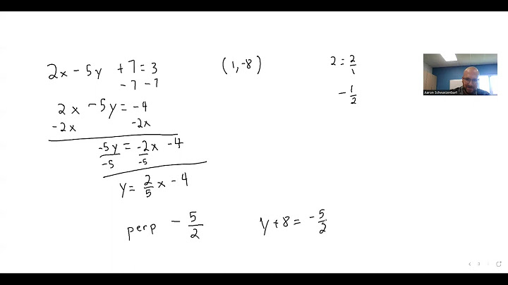 Slopes of parallel and perpendicular lines calculator