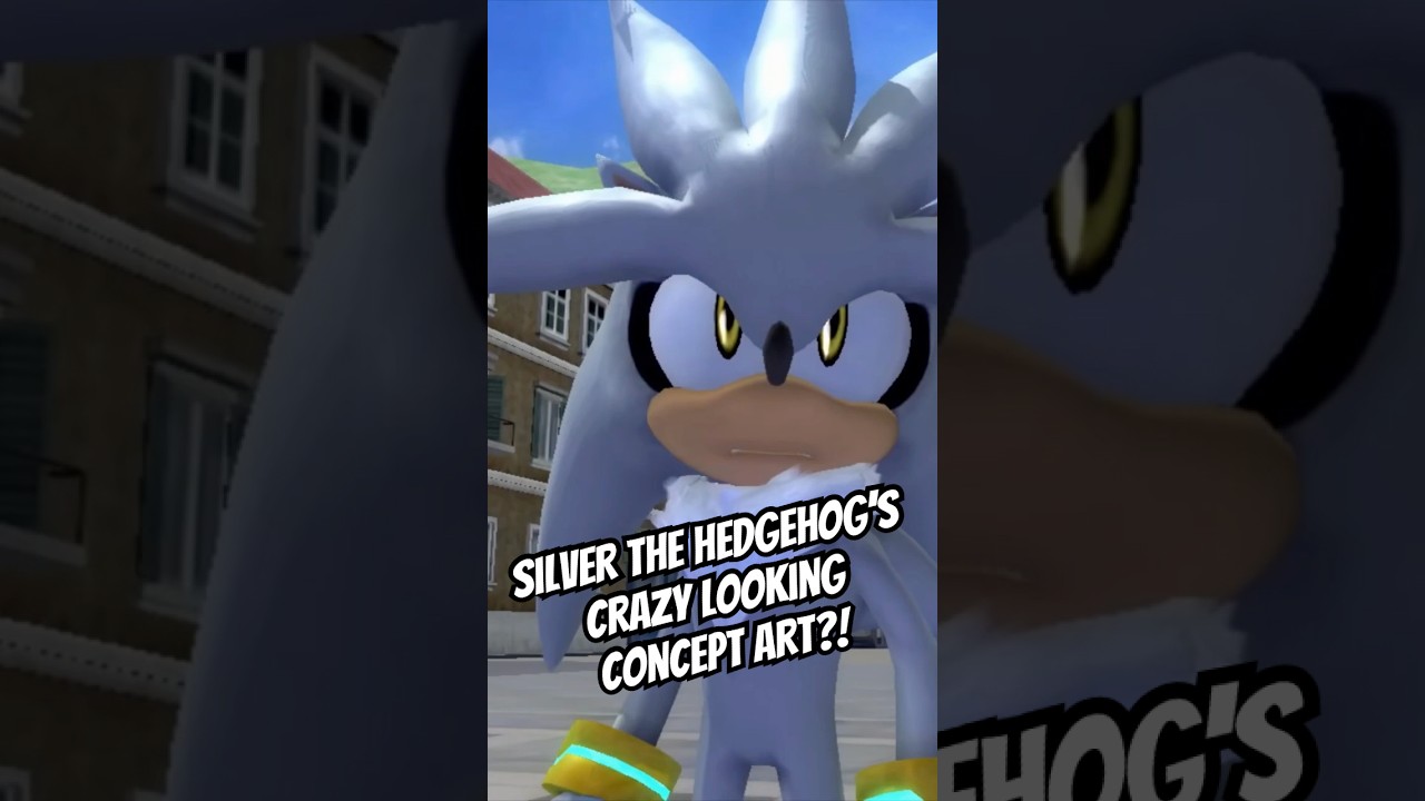 The LOST Concept Art Of Silver The Hedgehog!  