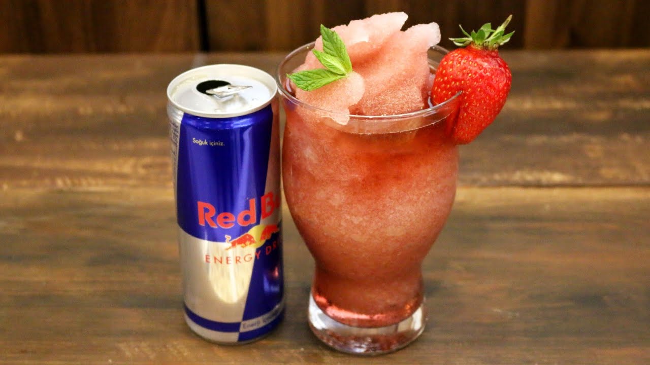 Frozen Red bull | Red bull with flavour | amazing drink - YouTube