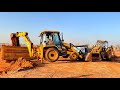 New JCB 3DX Xtra and Kirlosker JCB 3DX Loading Mud in Same Place