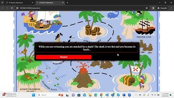 Text Adventure Game (simple) - Javascript