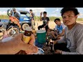 Drinking with the mekong river gang in vientiane laos 