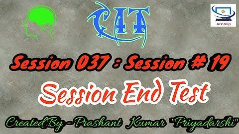 Session 37 - Session 19 - BS CIT - Session End Test