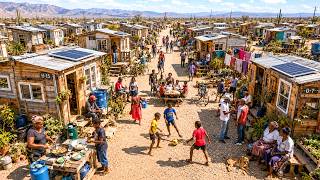 What It’s Actually Like Living in a $500 Desert Tiny Home Village With 400 Homeless People