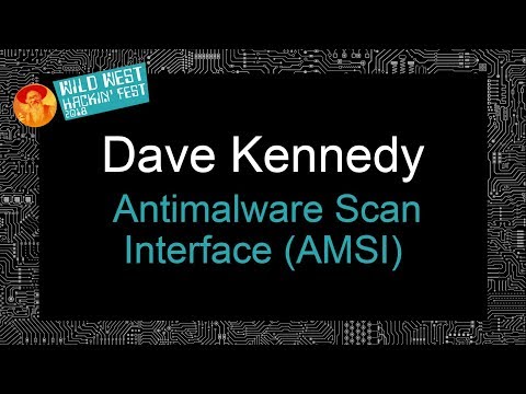 Antimalware Scan Interface (AMSI)