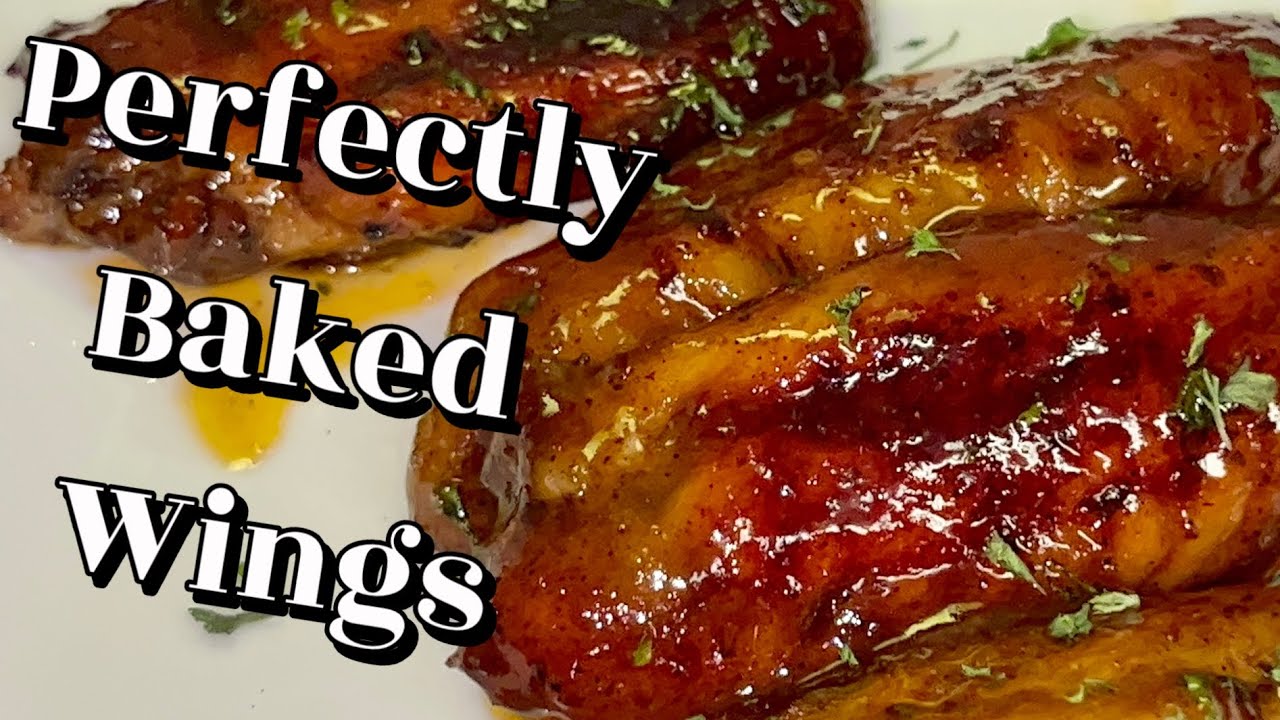 Perfectly Baked BBQ Chicken Wings Recipe YouTube