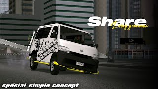 Share livery granmax simple concept free ppl spesial 500subs channel @Faiq_Project gtasa