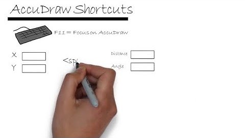 AccuDraw Part 3 of 3 Introduction to AccuDraw Shortcuts