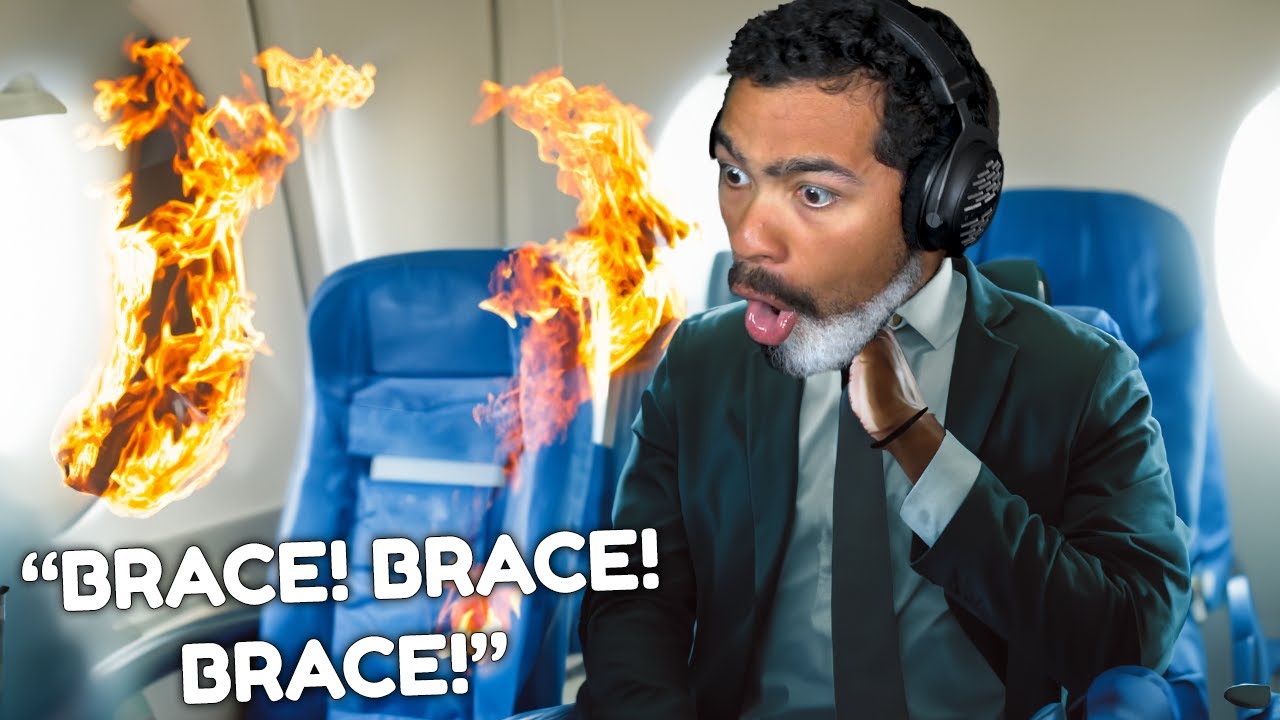 Dom Plays a Horrifying Plane Crash Horror Game (insane 😲) | Flightmare