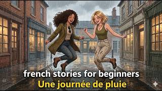 Full Learn French with a Story 🇫🇷 | A rainy day 🌧️ | A1-A2 French Guide