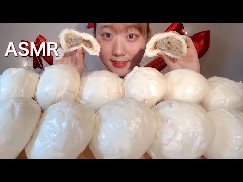 ASMR 蓬莱の豚まん Pork Bun 호빵【咀嚼音/大食い/Mukbang/Eating Sounds】