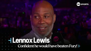 😅 'I WOULD HAVE BEATEN TYSON FURY' Boxing legend Lennox Lewis in fine form ahead of #FuryNgannou 🇸🇦