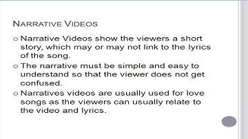 Codes And Conventions Of A Music Video