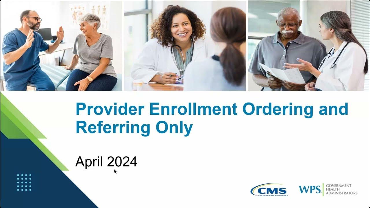 Encore provider enrollment ordering and referring only youtube