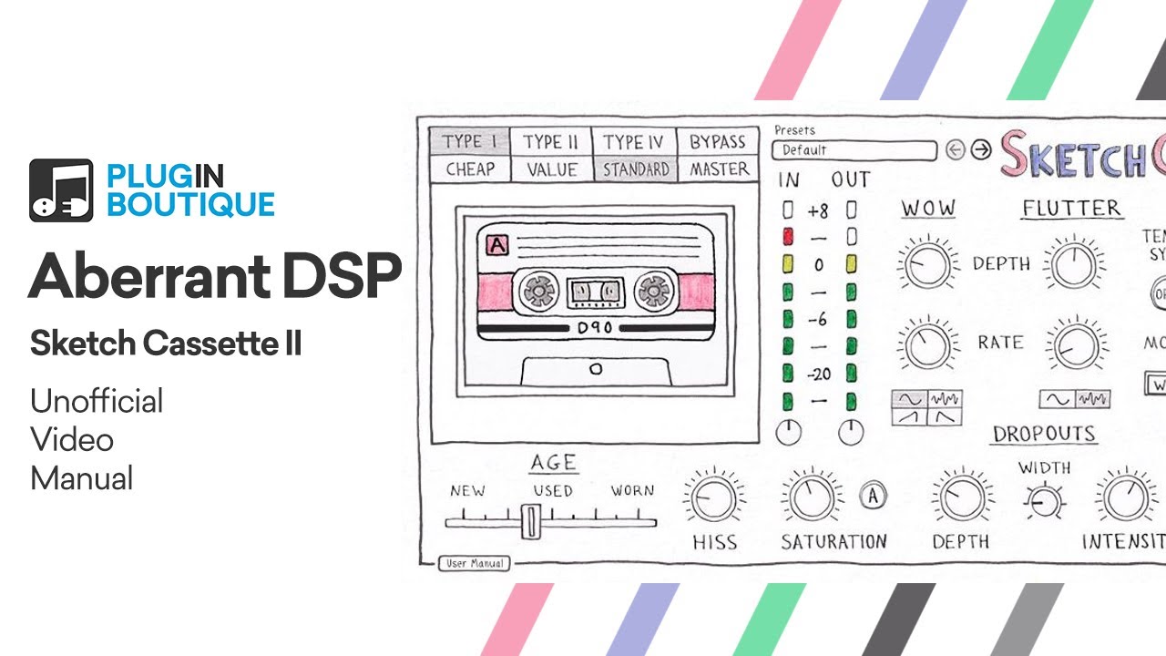 Aberrant DSP SketchCassette II A Cassette Inspired Degradation Plugin