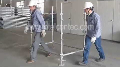 TC Cuplock Scaffolding Assembly Video