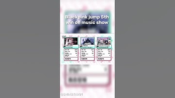 Thumbnail of Blackpink jump 5th win on music show #kpop #blackpink #musicwin #shorts