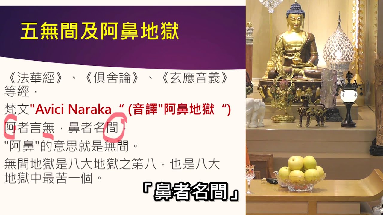 【佛法十分鐘】第411集: 地藏百科(3) ~阿鼻=無間地獄