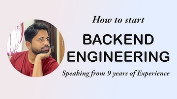 How to Start Your Backend Engineering Career: My Approach