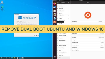 How To Remove Ubuntu From Dual Boot Windows 10 - Gecko Admin