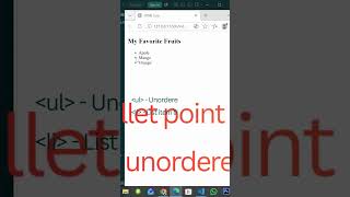 HTML Lists Tutorial | Ordered & Unordered Lists in Bangla