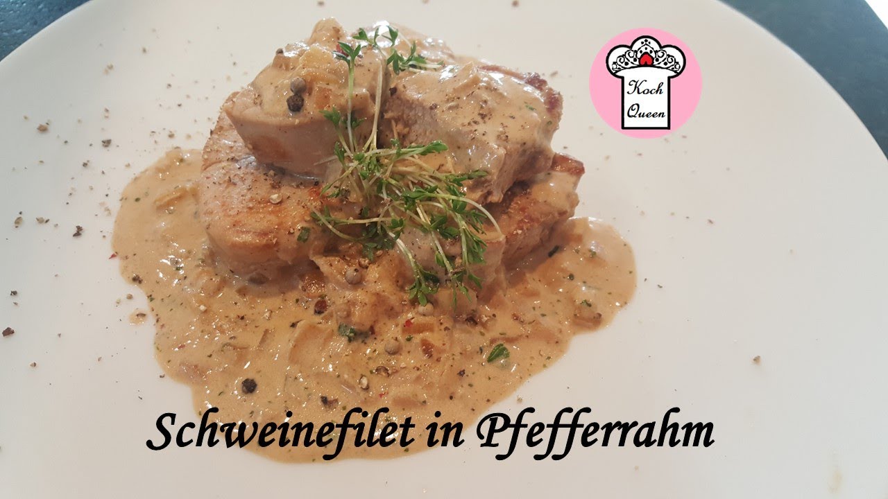 Schweinefilet in Pfefferrahm | Schnell &amp; Einfach - YouTube