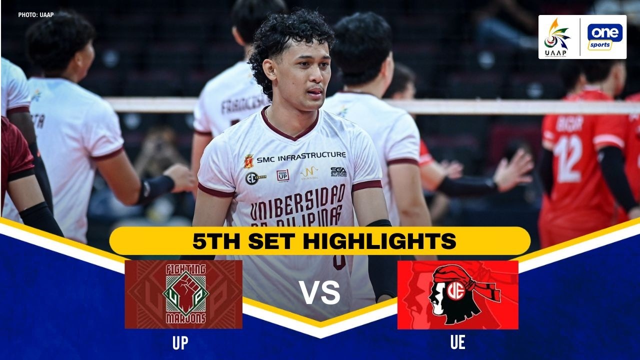 UP vs UE | SET 5 HIGHLIGHTS | UAAP SEASON 88 MEN’S VOLLEYBALL | FEB. 14 ...