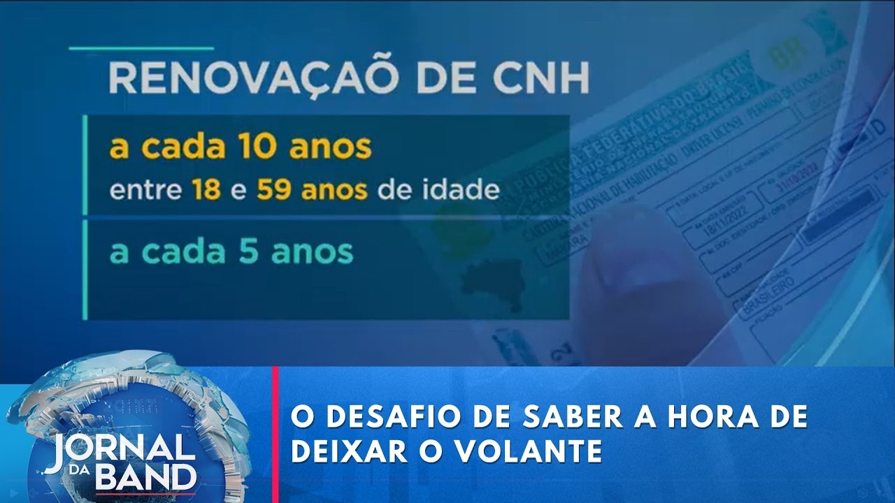 Existe uma idade certa para parar de dirigir? Estudo mostra | Jornal da Band