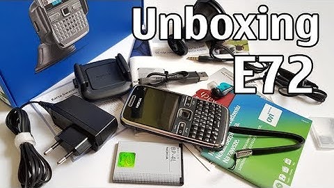 Nokia E72 Unboxing 4K with all original accessories RM-530 review