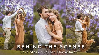 Romantic Love Story / Couple Photoshoot at a beautiful location behind the scenes | Posing ideas screenshot 4