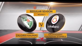 Highlights: Zalgiris Kaunas-Galatasaray Odeabank Istanbul