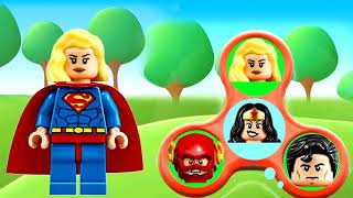 Super Heroines Fidget Spinner Wrong Head Finger Family Song