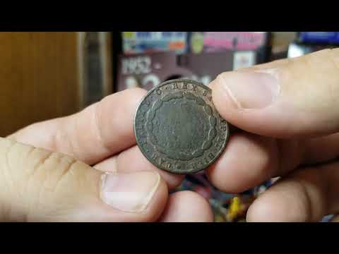 Copper Coin From Sardinia: 5 Centesimi From 1826