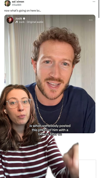 Zuckerberg’s new look? 😳 #zuck #meta