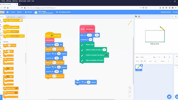 Tracé du rectangle sur scratch