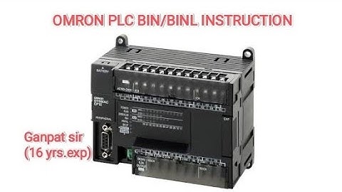 OMRON PLC BIN AND BINL INSTRUCTION (BCD VALUE TO BINARY VALUE CONVERTS), HOW TO WORK BIN INSTRUCTION