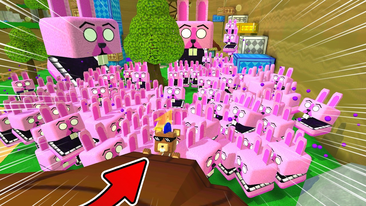 Desa Kura-Kura Diserang 1000 Kelinci Pink - Super Bear Aventure