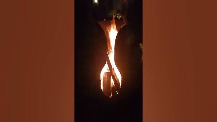 Feuer in unserem Garten