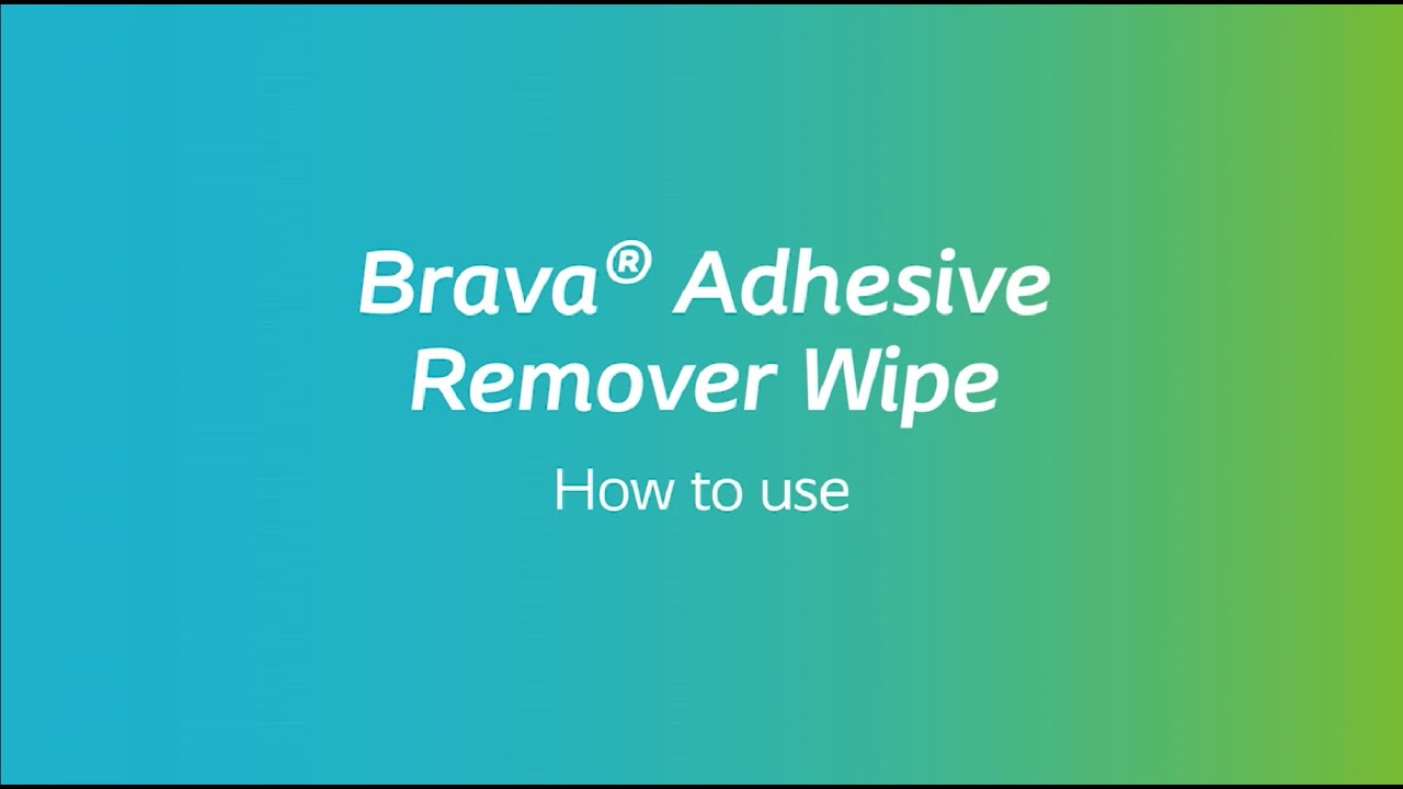 Brava® Adhesive Remover Wipes How to use video Ostomy Products