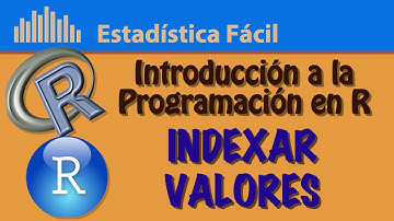 Indexar Valores | Introducción a la Programación en R