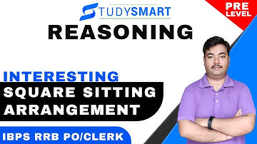 Interesting Square Sitting Reasoning Puzzle for IBPS RRB PO | CLERK