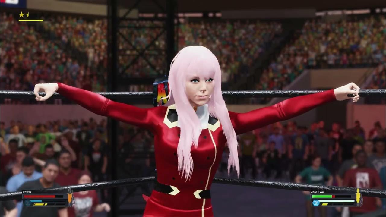 Power VS Zero Two 1 WWE 2K23 ANIME Chainsaw Man VS Darling in the FRANXX 4K GAMING YouTube